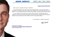 Desktop Screenshot of adamjarecki.pl